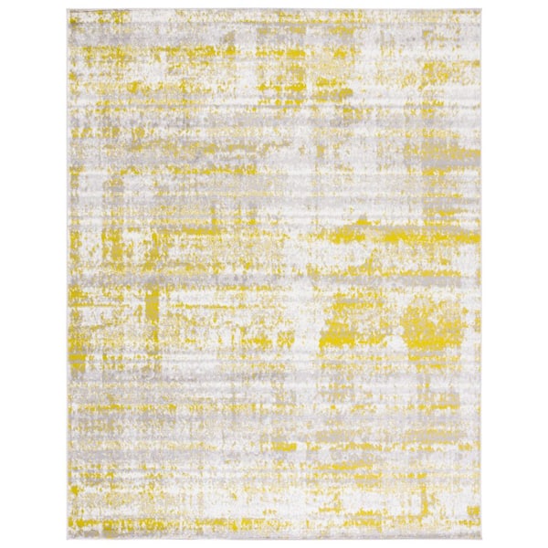 Skyler 9 ft. x 12 ft. Silver/Green Distressed Overdyed Area Rug