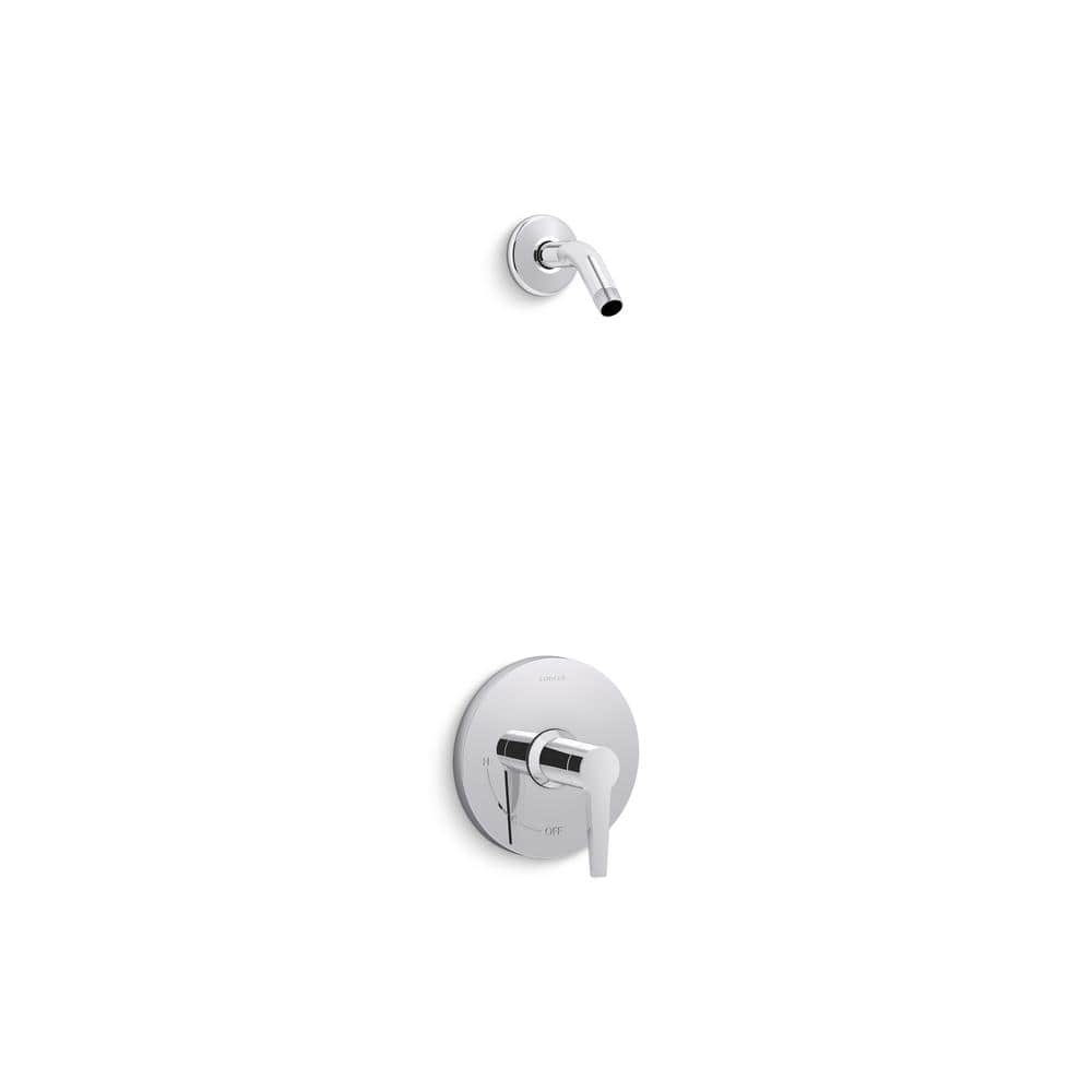 KOHLER Pitch 1Handle Shower Trim Kit in Polished Chrome (Valve Not