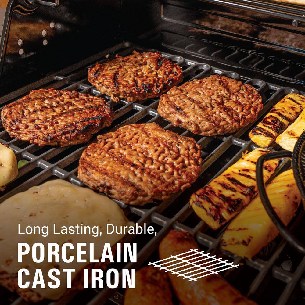 Coleman 3-Burner Stainless Steel Propane Gas Grill with Side Burner