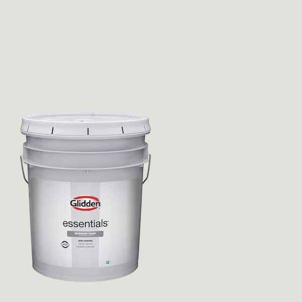 Glidden Essentials 5 gal. PPG1009-1 Tundra Frost Flat Interior Paint