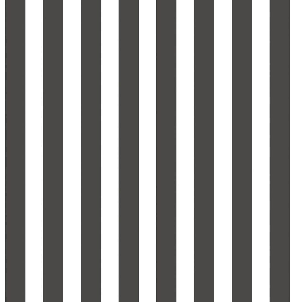 Tiny Tots 2 Black/White Matte Traditional Regency Stripe Design Non-Pasted 