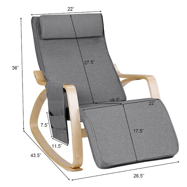 Haotian comfortable discount relax rocking chair