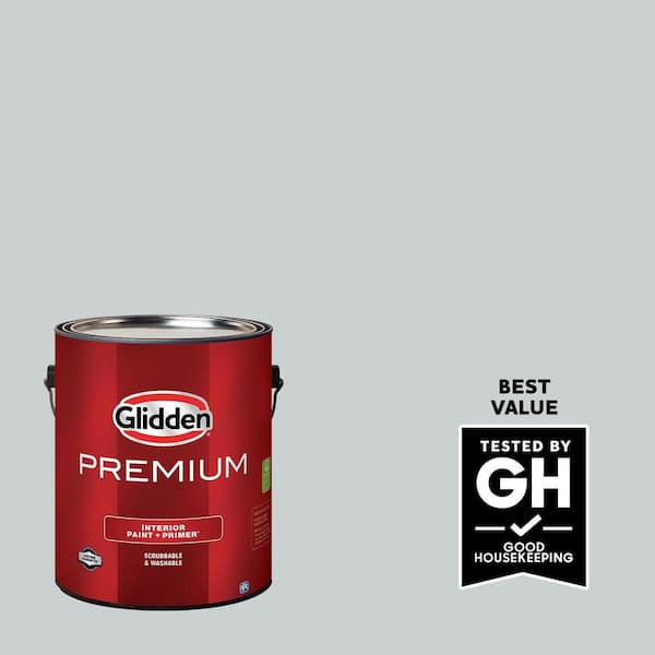 Glidden Premium 1 gal. PPG1039-1 Ghost Whisperer Eggshell Interior Latex Paint