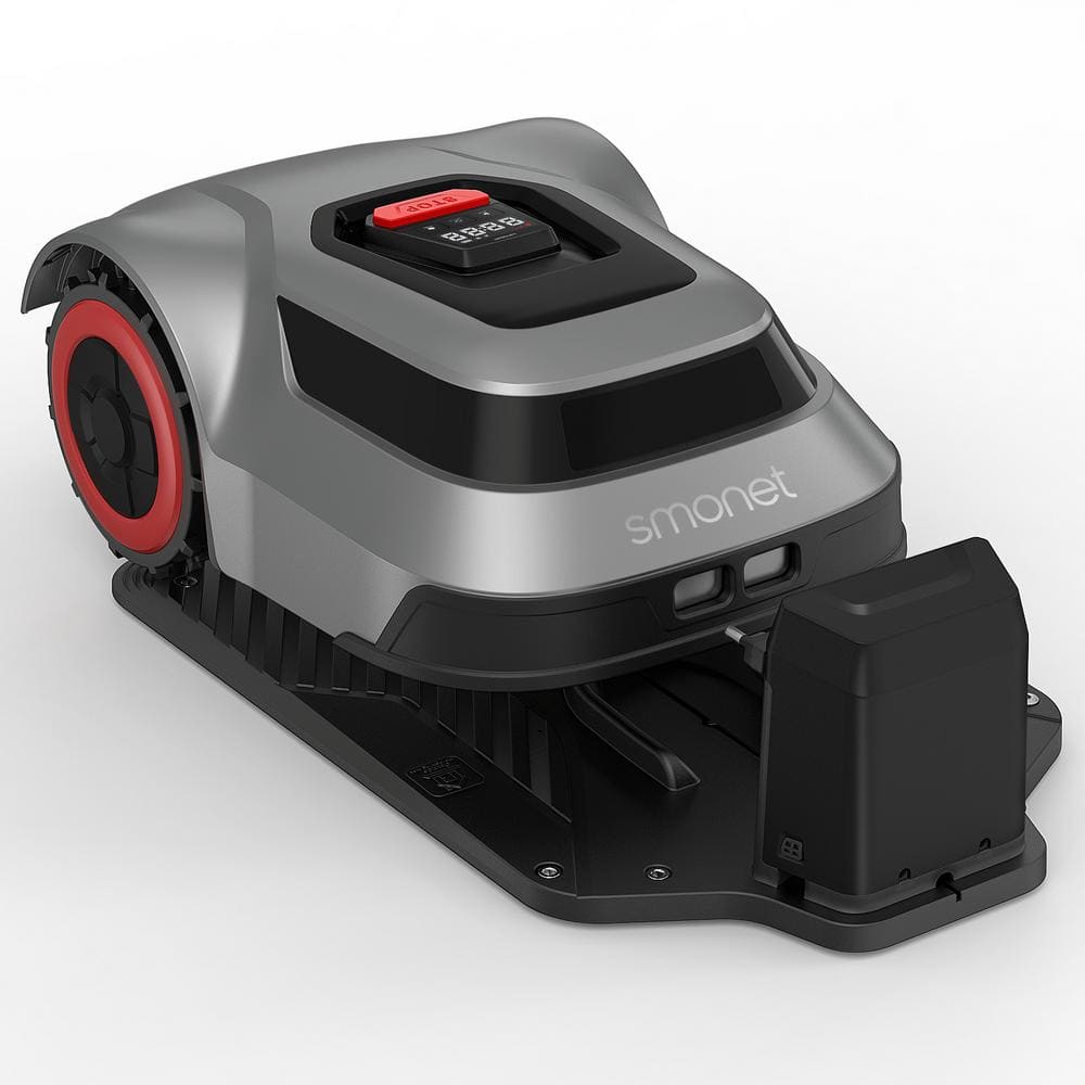 8 in. Robot Lawn Mower - Automatic Lawnmower Battery Powered APP Control, Smart Path Planning, Up to 1/4 Acre