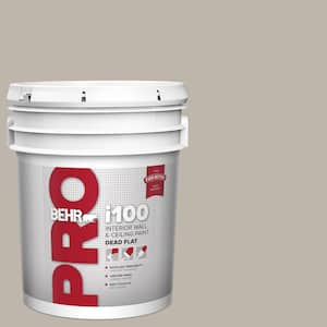 5 gal. #HDC-CT-21 Grey Mist Dead Flat Interior Paint