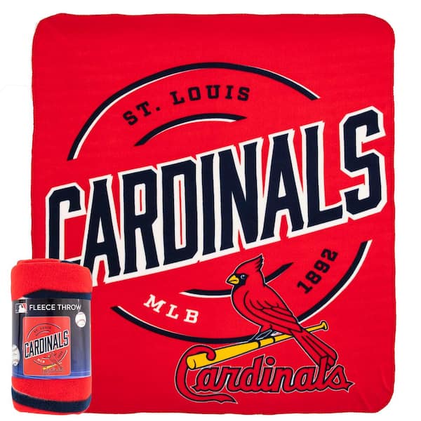 THE NORTHWEST GROUP MLB St Louis Cardinals Campaign Fleece Multi-Colored Throw Blanket