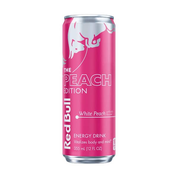 Red Bull RedBull White Peach 12 fl. oz. Can RB246683 - The Home Depot