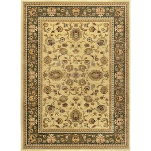 Sensation Border Ivory 11 ft. x 15 ft. Indoor Area Rug