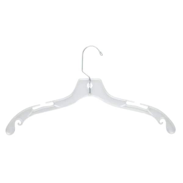 Honey-Can-Do 24-Pack Clear Plastic Hangers ,Clear