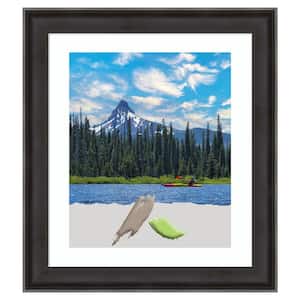 Allure Charcoal Wood Picture Frame Opening Size 20 x 24 in. Matted to 16 x 20 in.