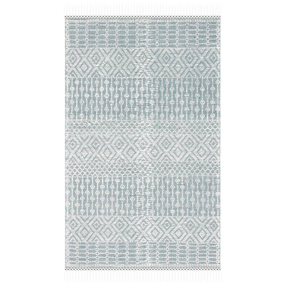 Natura 5 ft. x 8 ft. Green Geometric Area Rug price history on PriceWatchPro
