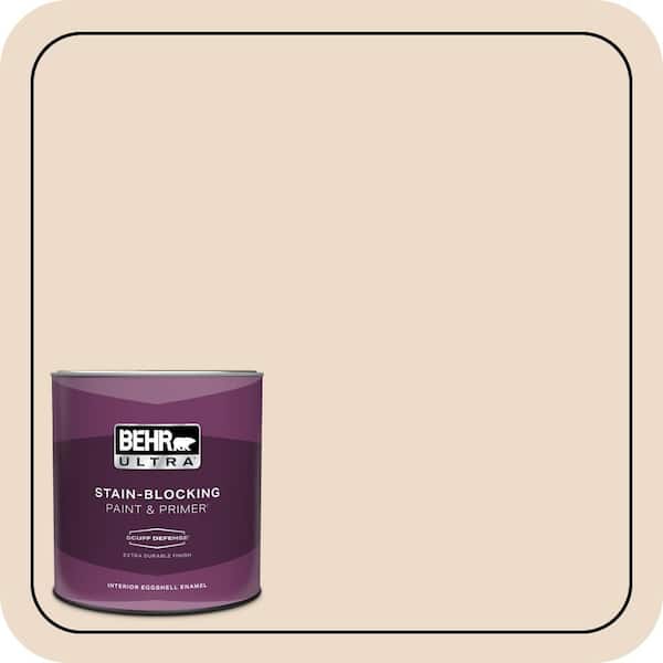 BEHR ULTRA 1 qt. #290E-1 Weathered Sandstone Extra Durable Eggshell Enamel Interior Paint & Primer