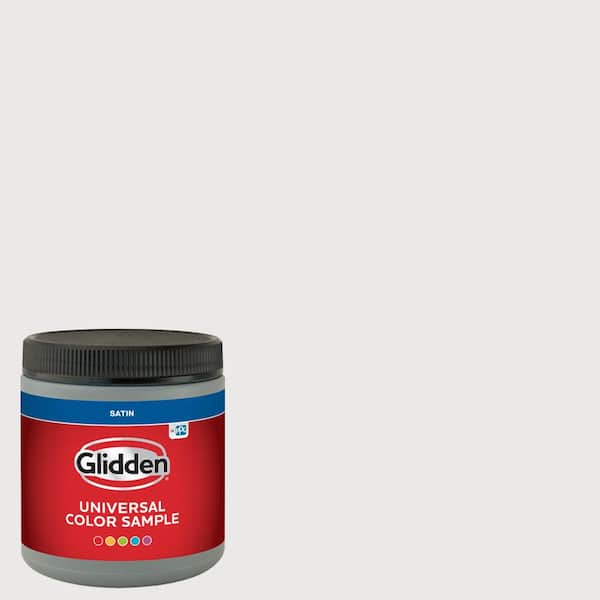 Glidden 8 oz. PPG1014-1 Glacial Ice Satin Interior Paint Sample