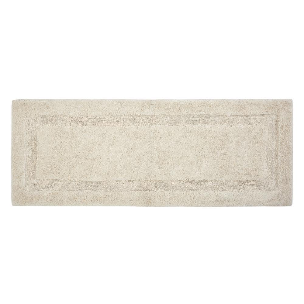 Chesapeake Olympia Ivory Bath Runner (24 in. x 60 in)