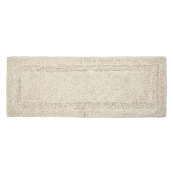 Chesapeake Olympia Ivory Bath Runner (24 in. x 60 in)