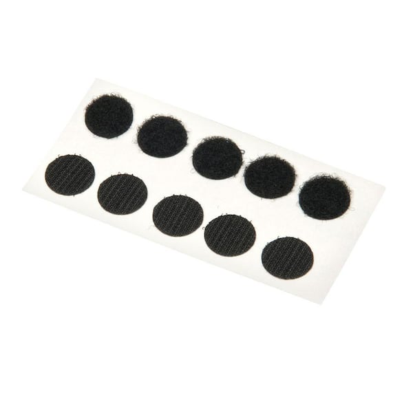 VELCRO Brand in. Sticky Back Coin, Black 90069 - The Home Depot