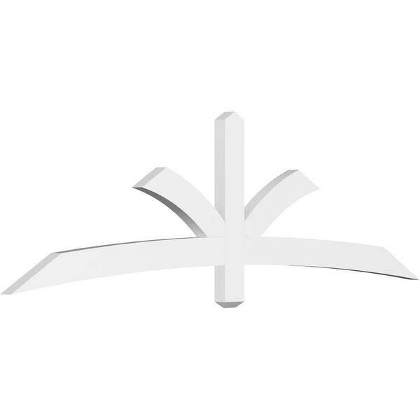 Ekena Millwork Davenport 84 in. W x 24.5 in. H x 2 in. D Signature Polyurethane Bracket