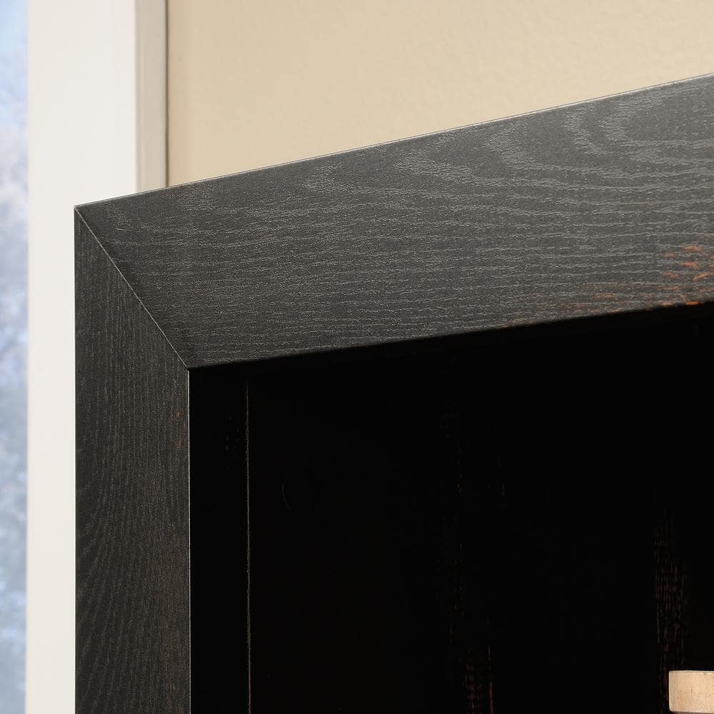 Dakota Pass Char Pine Adjustable 5-Shelf Wood Bookcase