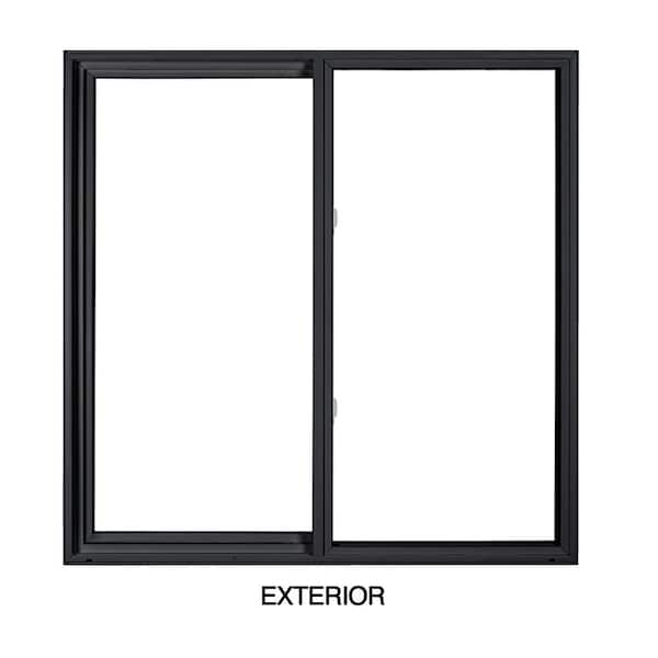 SIMONTON Premium WX 23.5 in. W x 23.5 in H XO Left-Handed Black