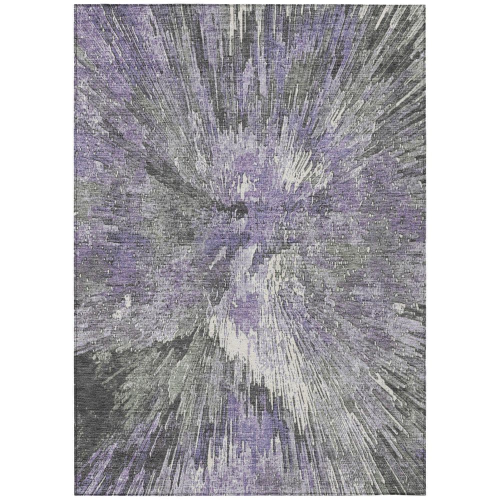 Chantille Machine Washable Indoor/Outdoor Abstract ACN2283 Lavender 10 ft. x 14 ft. Area Rug price history on PriceWatchPro