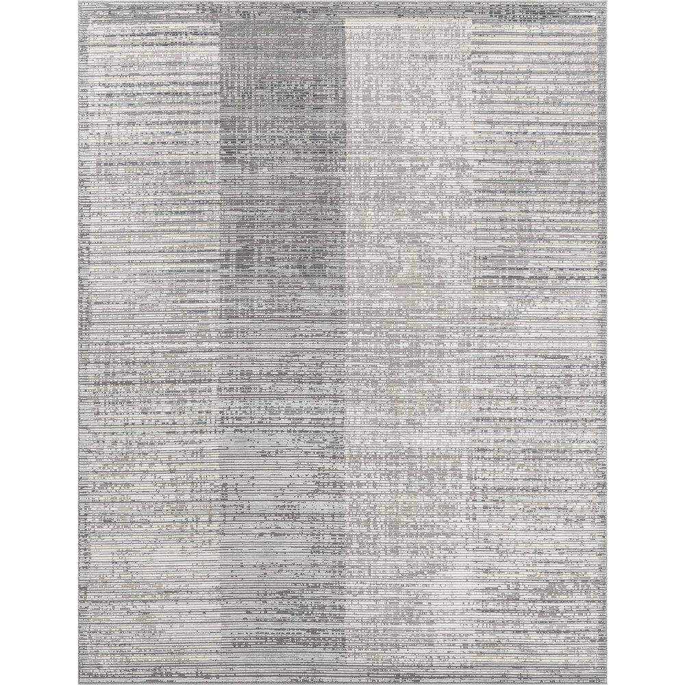 KALATY Celeste 4 ft. x 4 ft. Grey Tones Abstract Washable Area Rug ...