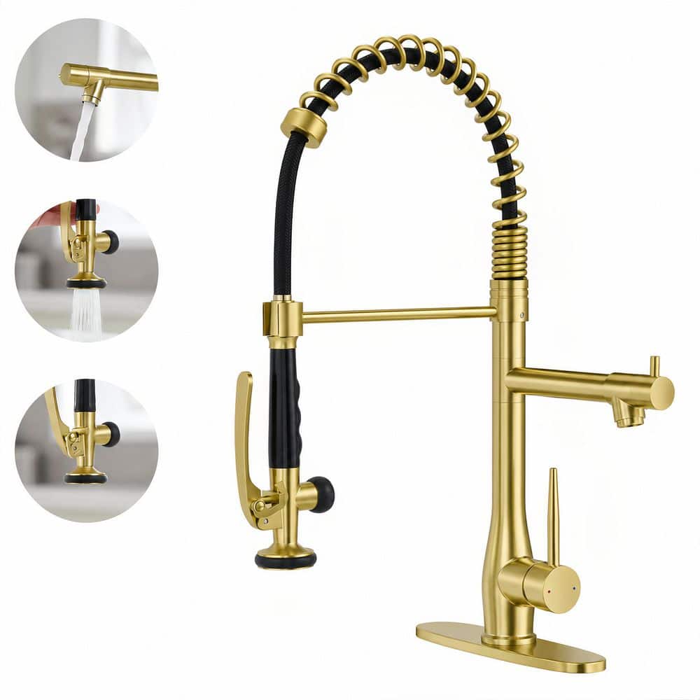 Povucky Single Handle Pull Down Sprayer Kitchen Faucet with Pull Povucky Single Handle Pull Down Sprayer Kitchen Faucet with Pull