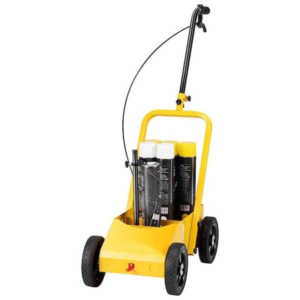 Striping Line Marking Machine, 24 x 13 x 35.4 in. 4-Wheel, Heavy Duty Striping Line Marking Machine, 2025 Upgrade