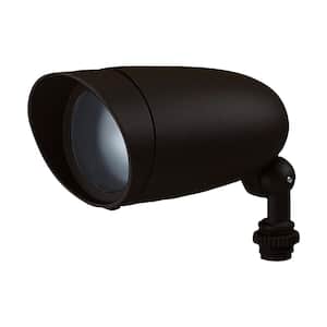 Nuvo 1-Light Dark Bronze Hardwired LED Dimmable PAR20 Die-Cast Aluminum Outdoor Landscape Flood Light, No Bulb Included