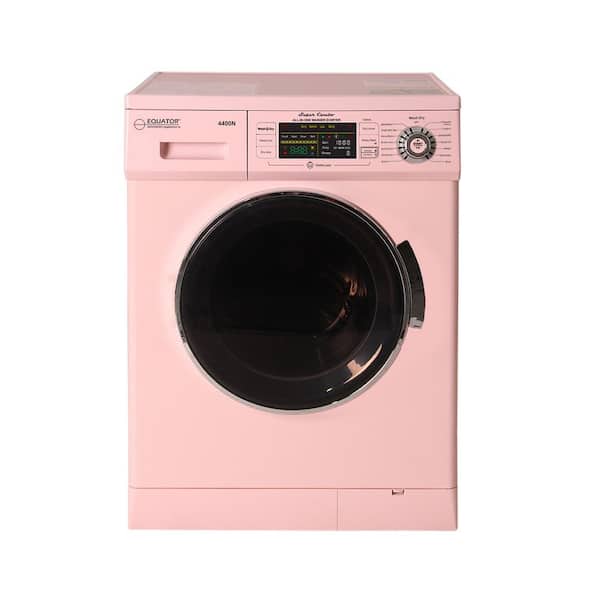 Equator 1.57 cu. ft. 110-Volt Smart and Compact All-in-One Washer and Dryer Combo Version 2 Pro in Pink