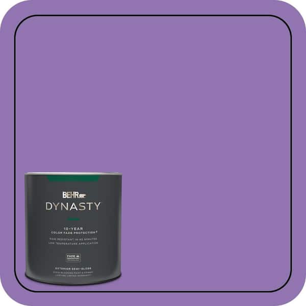 BEHR DYNASTY 1 qt. #P570-5 Romantic Moment Semi-Gloss Enamel Exterior Stain-Blocking Paint & Primer