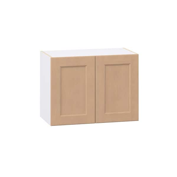 J COLLECTION Lakewood 27 in. W x 14.75 in. D x 20 in. H Assembled Shaker Wall Bridge Kitchen Cabinet in Sugar Cookie