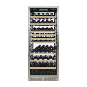 Single-Zone 173-Bottle Freestanding Backlit Panel Wine Cooler