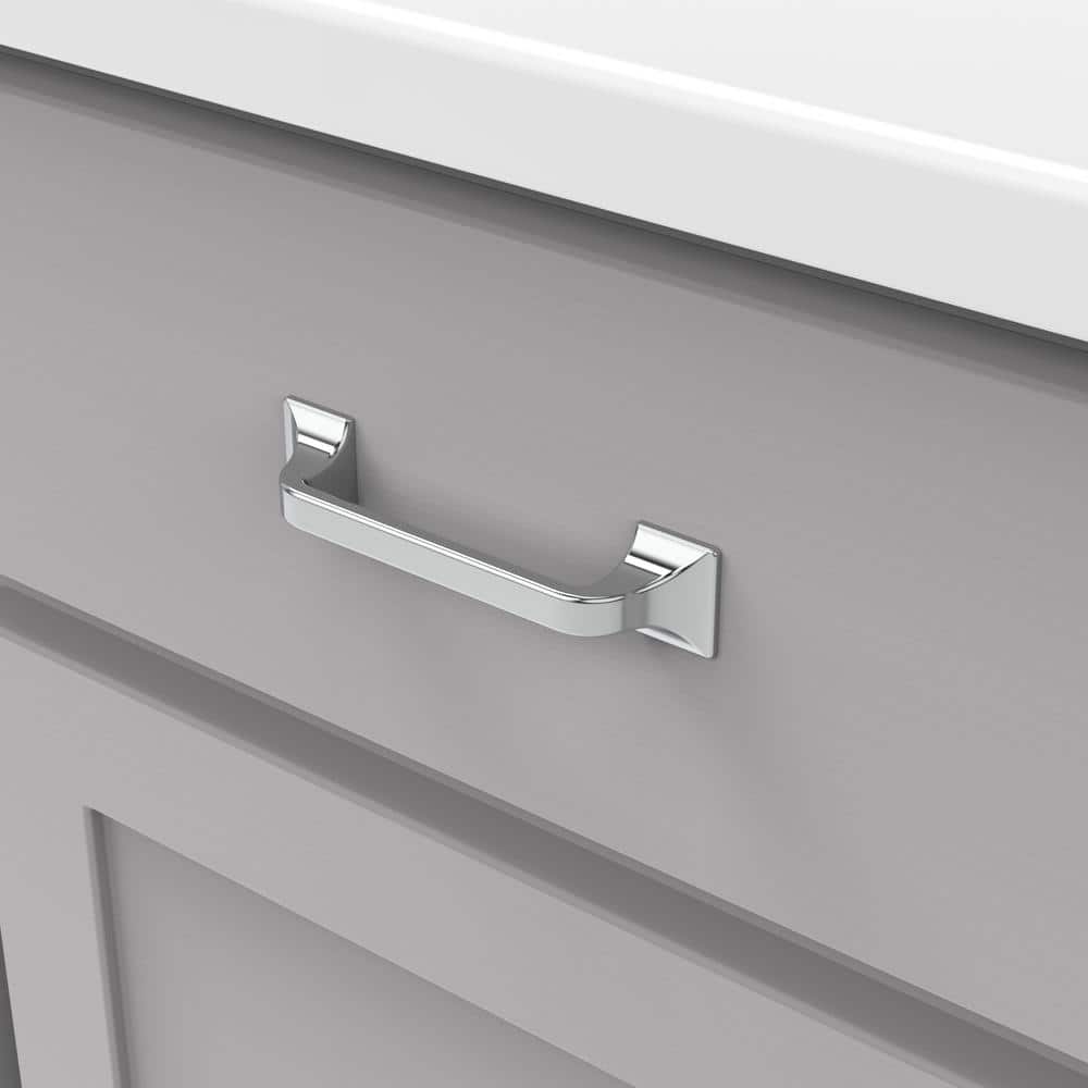 Chrome Transitional Handle Style Cabinet Drawer Pulls