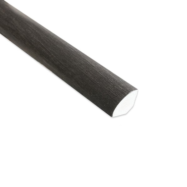 INHAUS SURFACES Atkins Ridge Hybrid Resilient 0.77 in. T x 0.77 in. W x 94 in. L Waterproof Quarter Round Molding