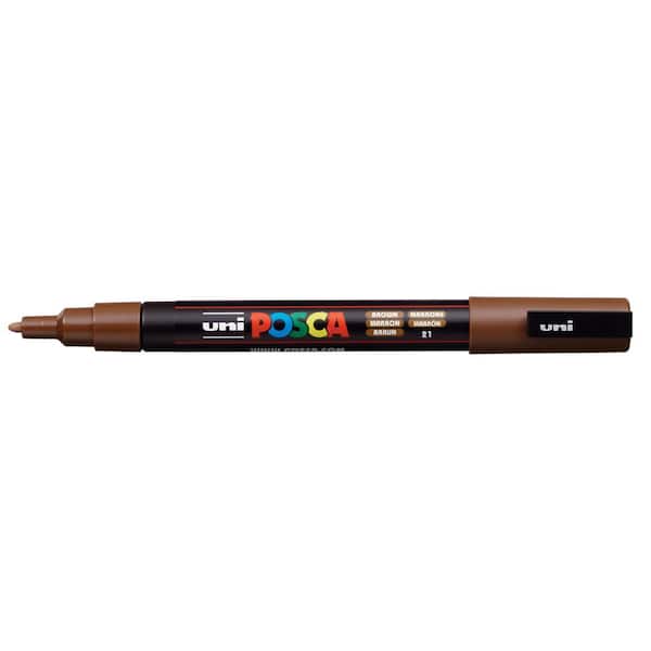Uni : Posca Marker : PC-3M : Fine Bullet Tip : 0.9 - 1.3mm : Assorted  Colors Set of 16