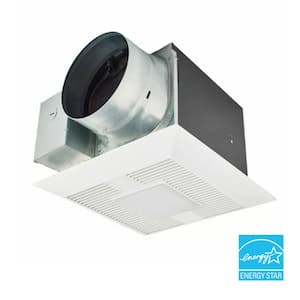 WhisperGreen Select Pick-A-Flow 110/130/150 CFM Bathroom Exhaust Fan LED Light Flex-ZFast bracket 6 in. Duct Adapter