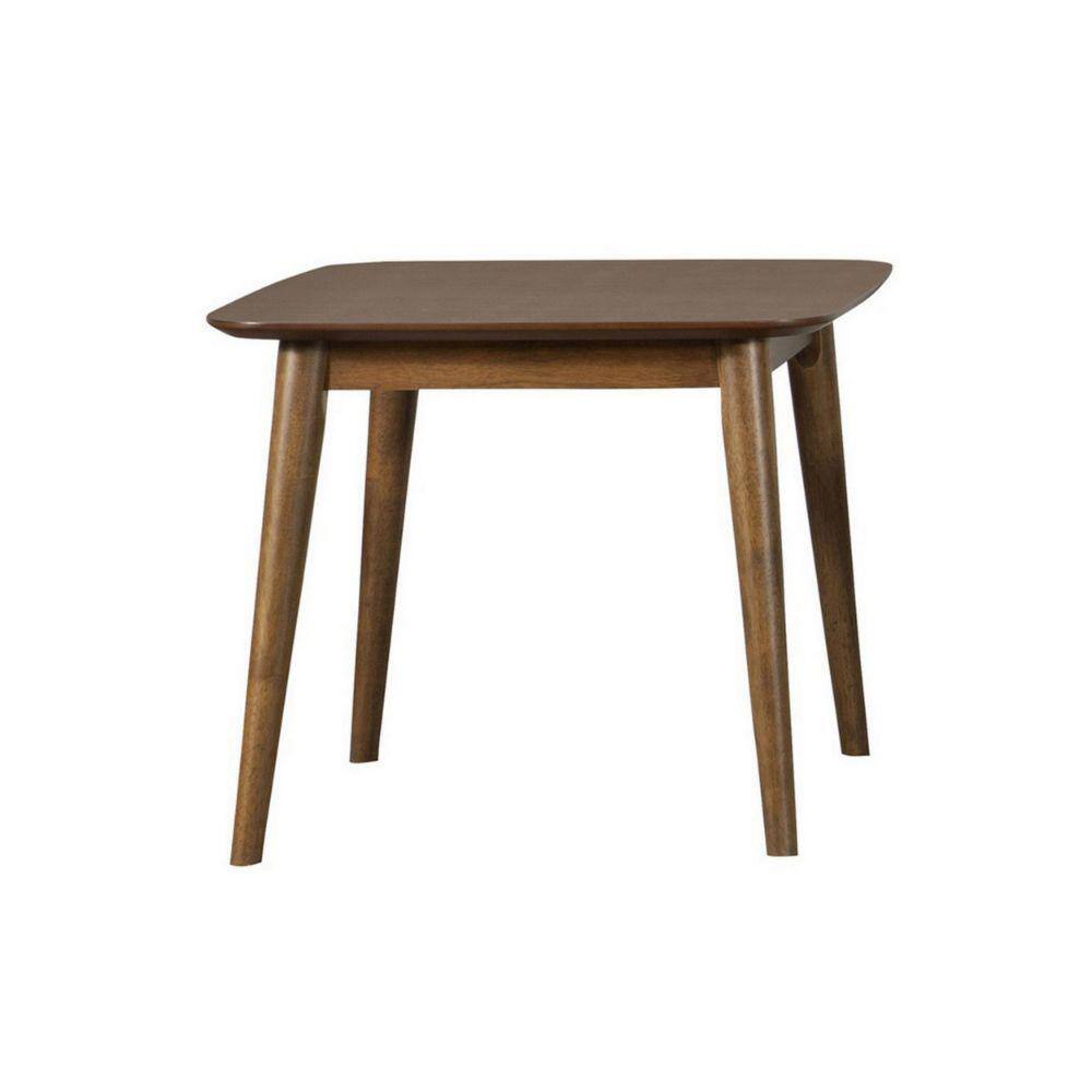 Mid-Century Walnut Brown 3-Piece Coffee and End Table Set