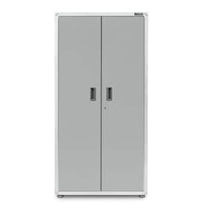 Ready-to-Assemble Steel Freestanding Garage Cabinet in Gray Slate (36 in. W x 72 in. H x 24 in. D)