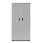 Ready-to-Assemble Steel Freestanding Garage Cabinet in White (36 in. W x 72 in. H x 24 in. D)