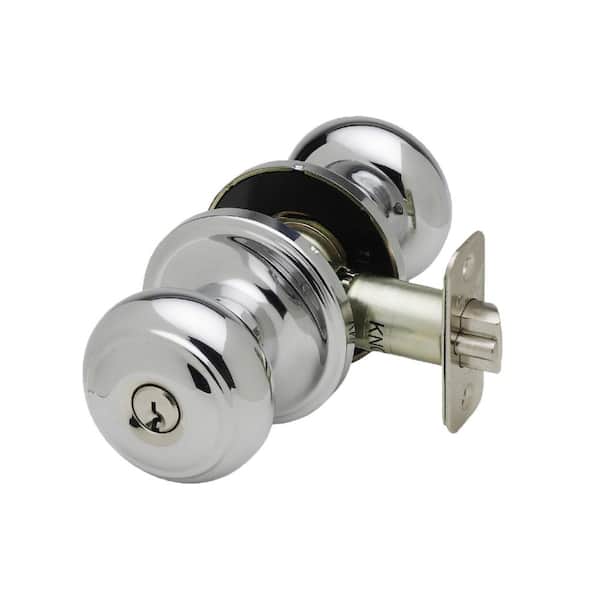 Copper Creek Colonial Polished Stainless Entry Door Knob