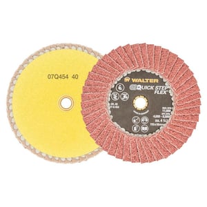 Quick-Step 4.5 in. GR40, Flexible Flap Discs (Pack of 10)