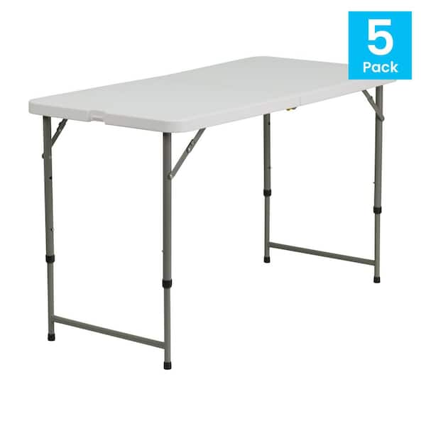 Granite White Folding Table