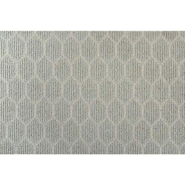 Natural Harmony 6 in. x 6 in. Pattern Carpet Sample - Entanglement - Color Dew/Ivory