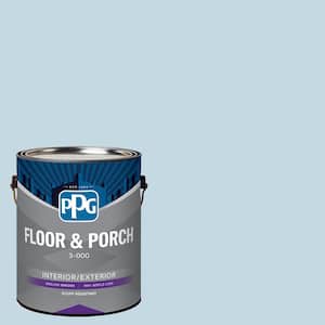 1 gal. PPG1157-2 Blue Pearl Satin Interior/Exterior Floor and Porch Paint