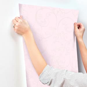 60.75 sq. ft. Disney Princess Perfect Scroll Wallpaper