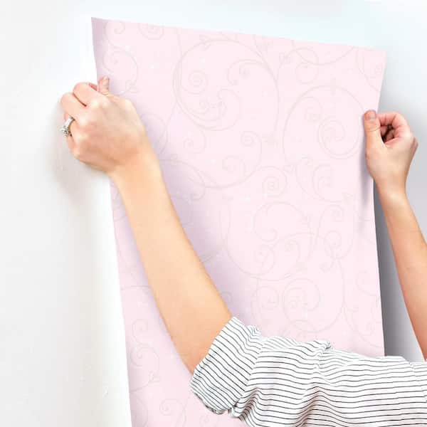 60.75 sq. ft. Disney Princess Perfect Scroll Wallpaper