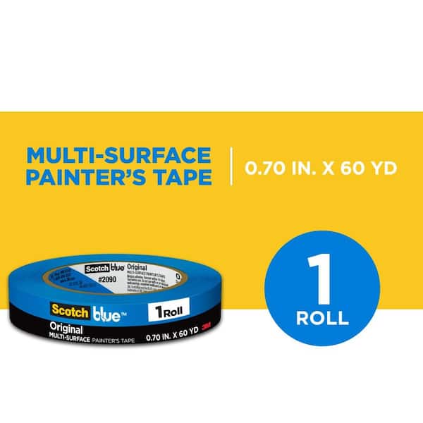 3M ScotchBlue 0.70 In. x 60 Yds. Original Multi-Surface Painter's Tape (1 Roll)
