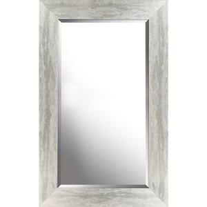 Large Rectangle Silver Styrene Contemporary Mirror (42.50 in. H x 26.50 in. W)