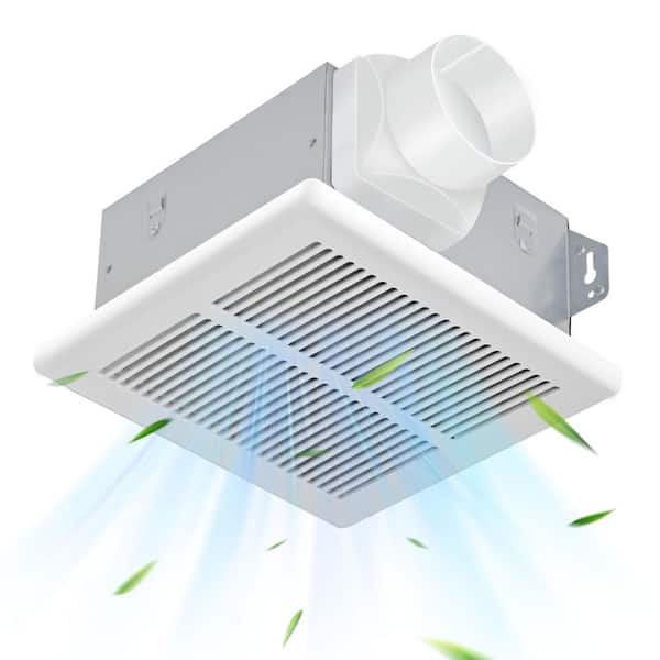 70 CFM 1.5-Sone Ceiling Bathroom Exhaust Fan with Room-Side Installation, UL Certified, 3 in. Duct, White
