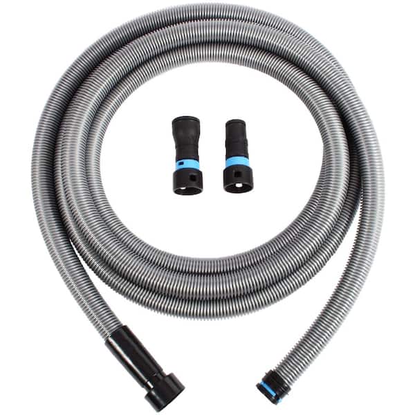 Cen-Tec 16 ft. Hose with Dust Collection Power Tool Adapters for Wet/Dry Vacuums